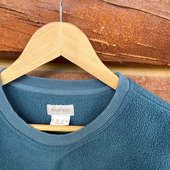Brixton Sherpa Fleece Sweatshirt M - Picture 3 of 4